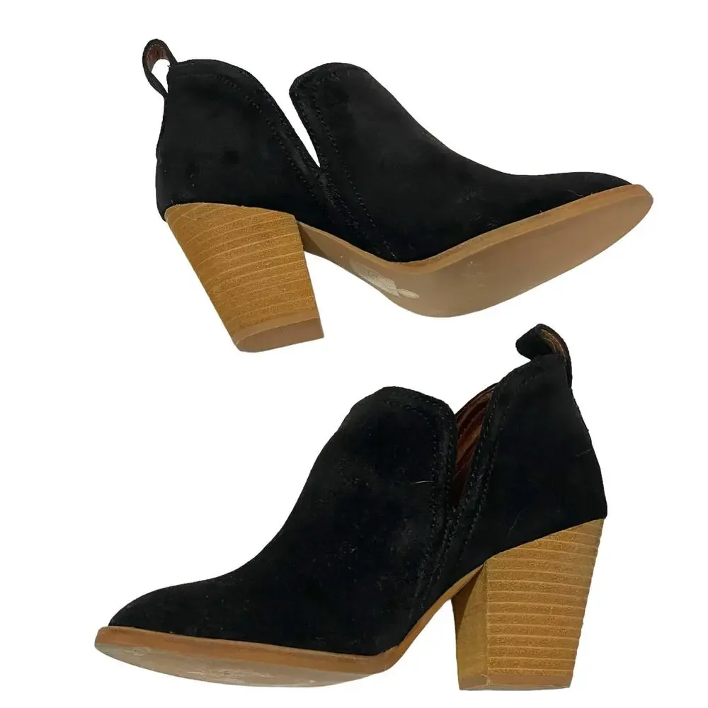 Jeffrey Campbell Rosalee Ankle Booties - Black - 6